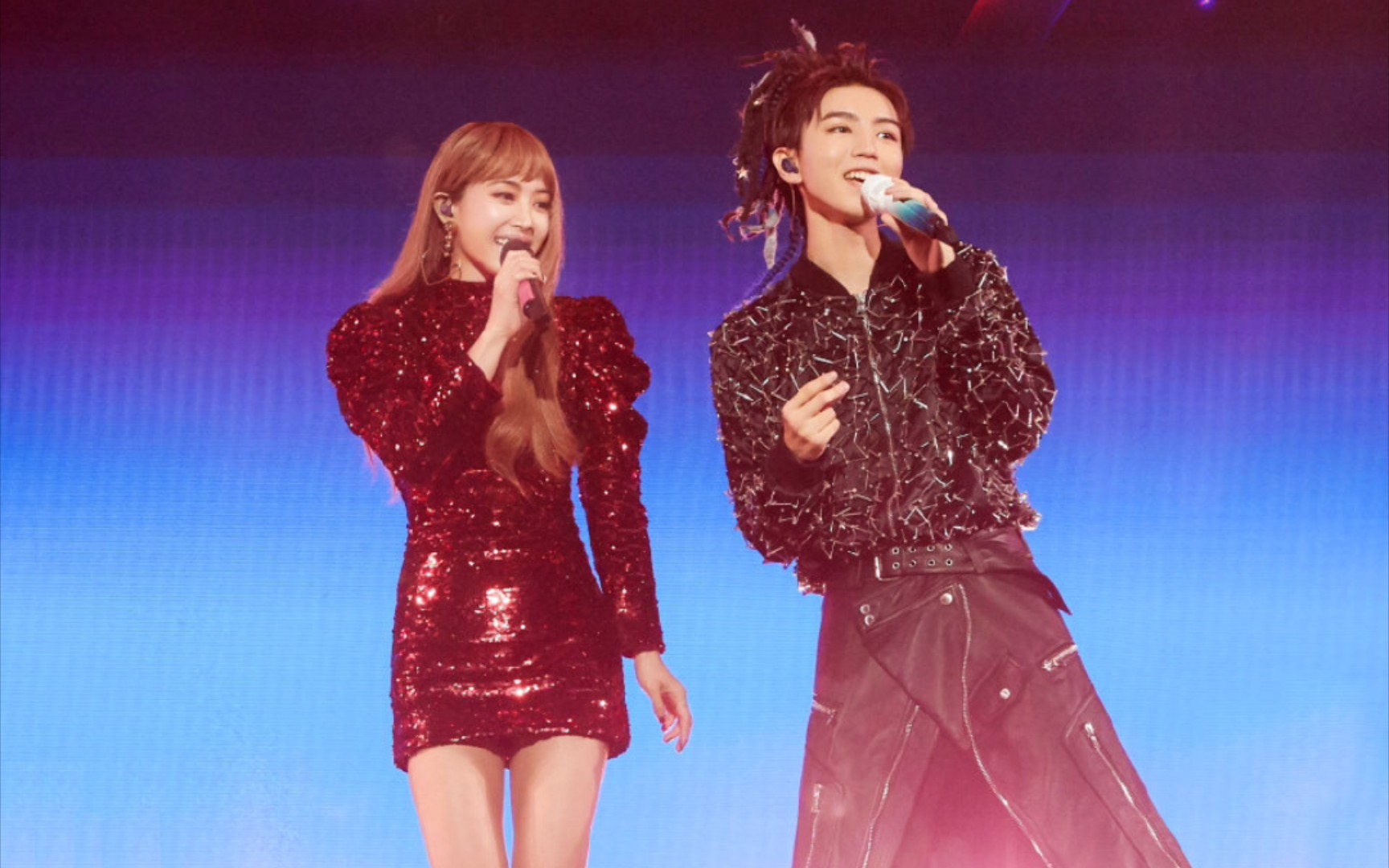 王俊凯,蔡依林 演唱会现场《心引力》