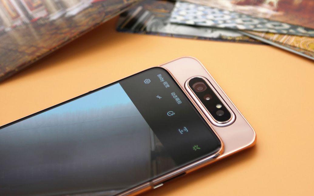 三星galaxy a80 翻转式摄像头手机来了!