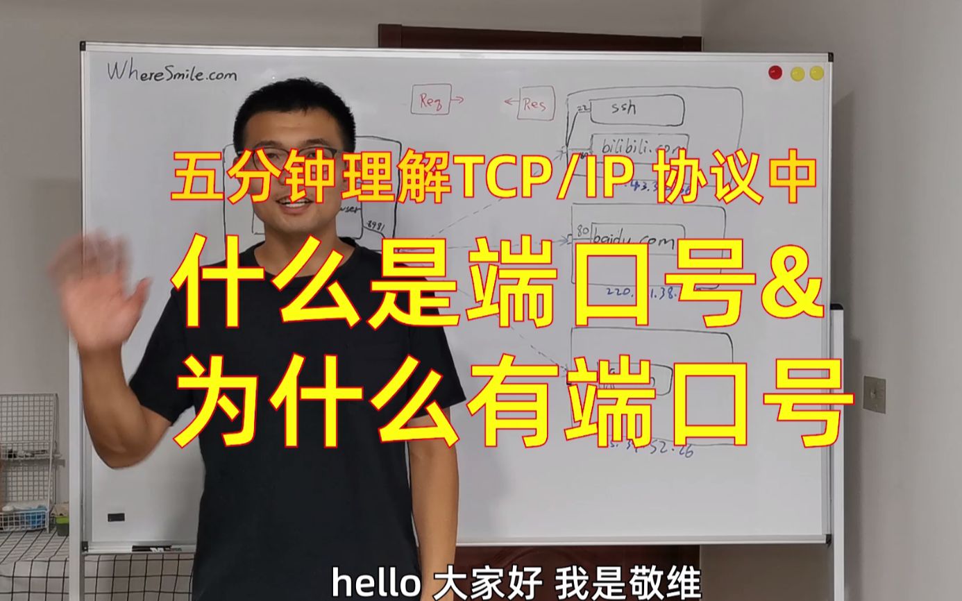 五分钟理解TCP/IP协议中端口号的涵义:什么是端口号?为什么要有端口号?