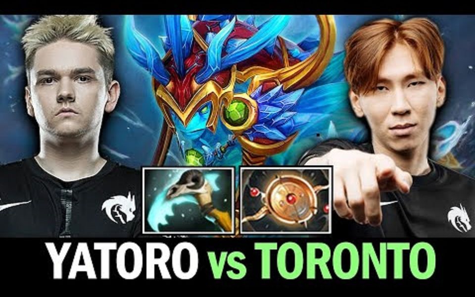 [dota2] 当雪碧一二号位在天梯相遇!yatoro 水人对阵多伦多东京蓝猫!