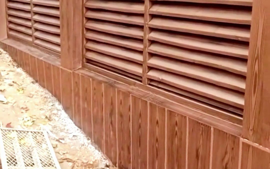 老房子外墙改造浙江仿古木纹漆施工现场视频教学