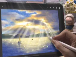 Télécharger la video: Procreate绘画过程 海边霞光～注：文字前方有此“🔵”标志表明需要新建图层再画哦！参考素材来源：@石穿水Di