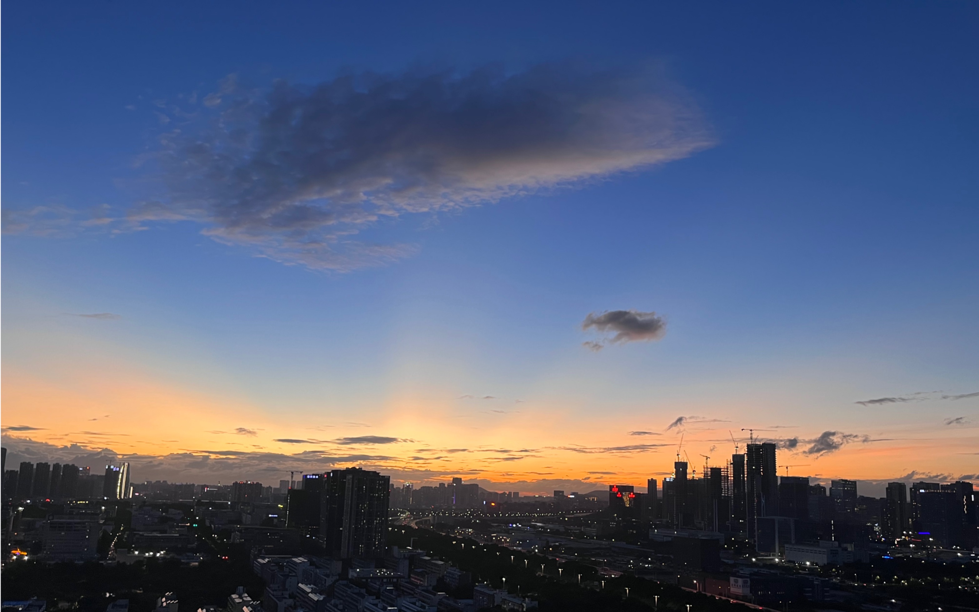 夏天的夕阳～2022.08.20