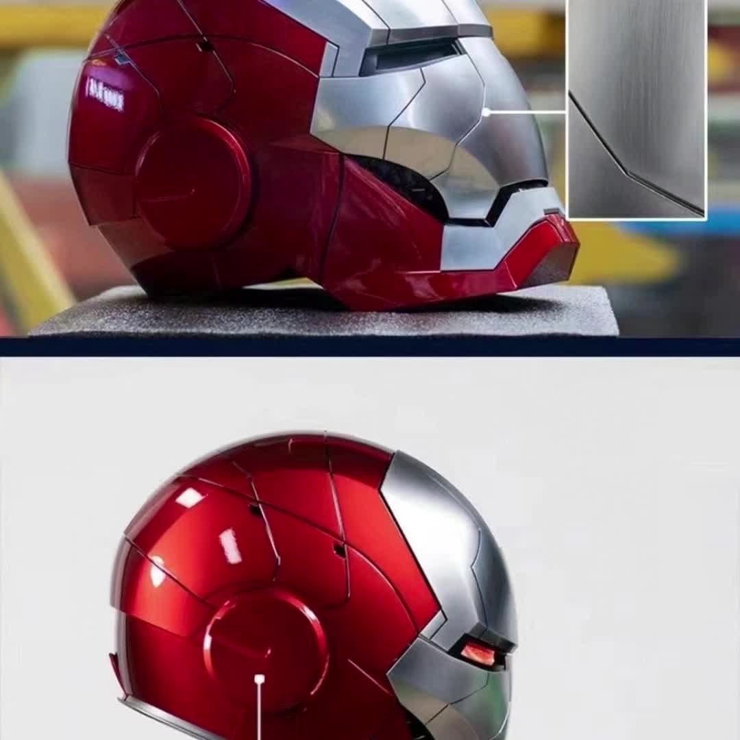 【20元券】autoking钢铁侠头盔钢铁侠mk5头盔声控变形可穿戴贾维斯