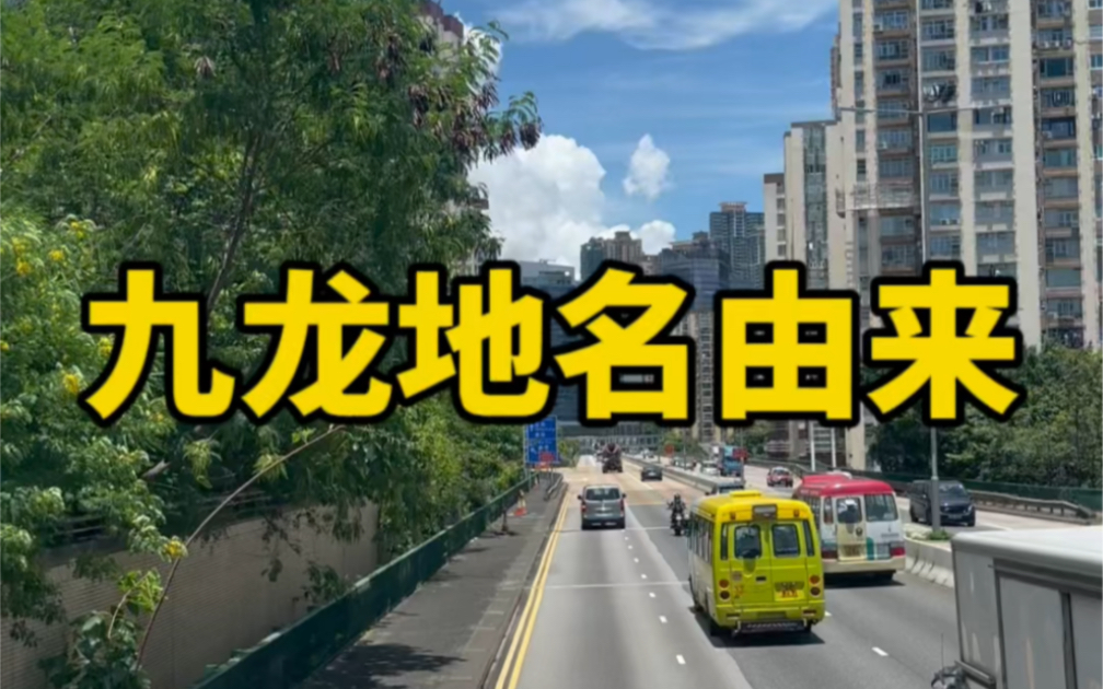 [图]香港九龙地名的由来#香港 #香港旅游 #香港九龙