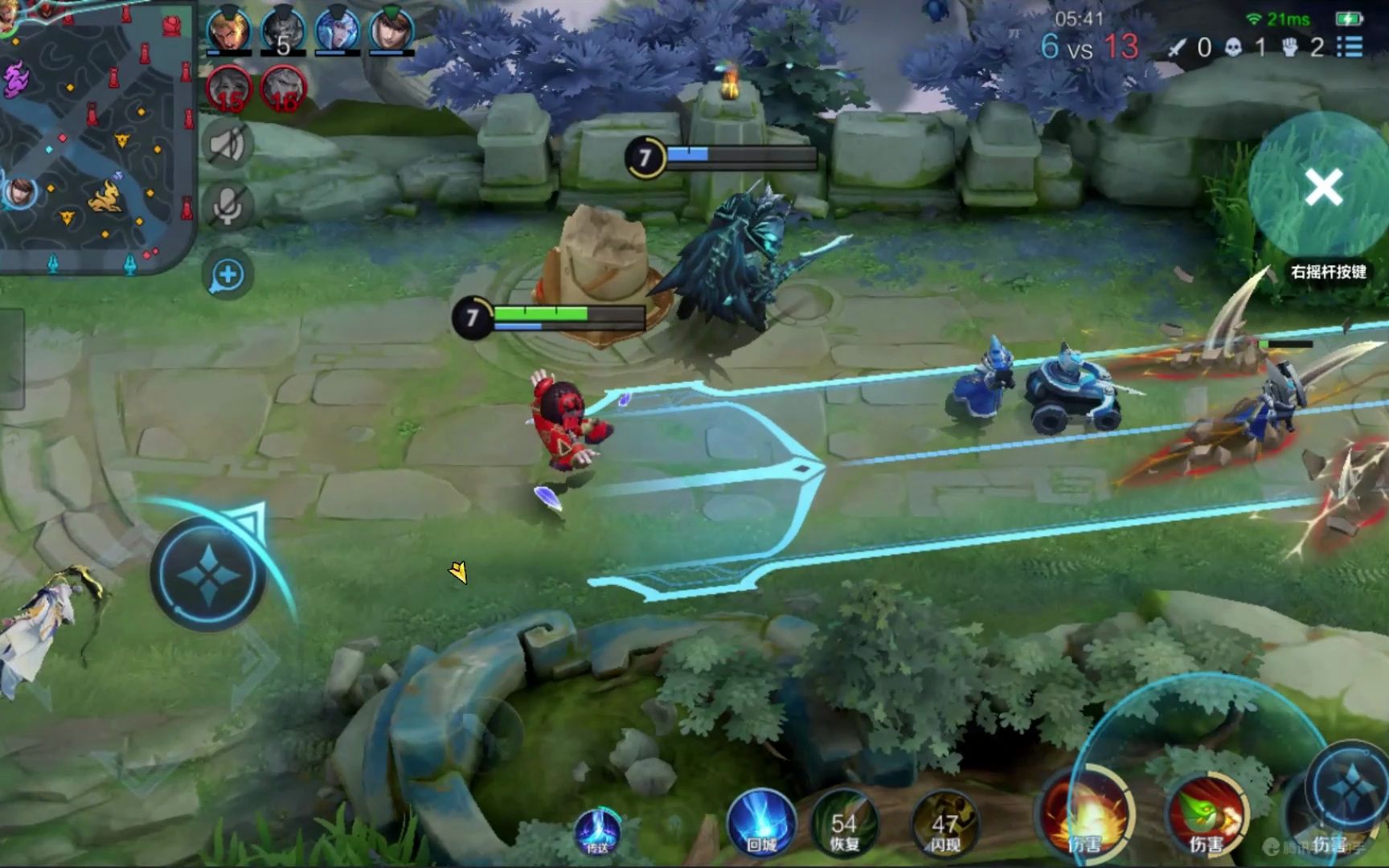 鲁班:对面坦克都被我打成筛子了!嘿嘿嘿!