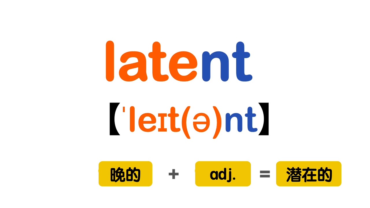 latent哔哩哔哩bilibili