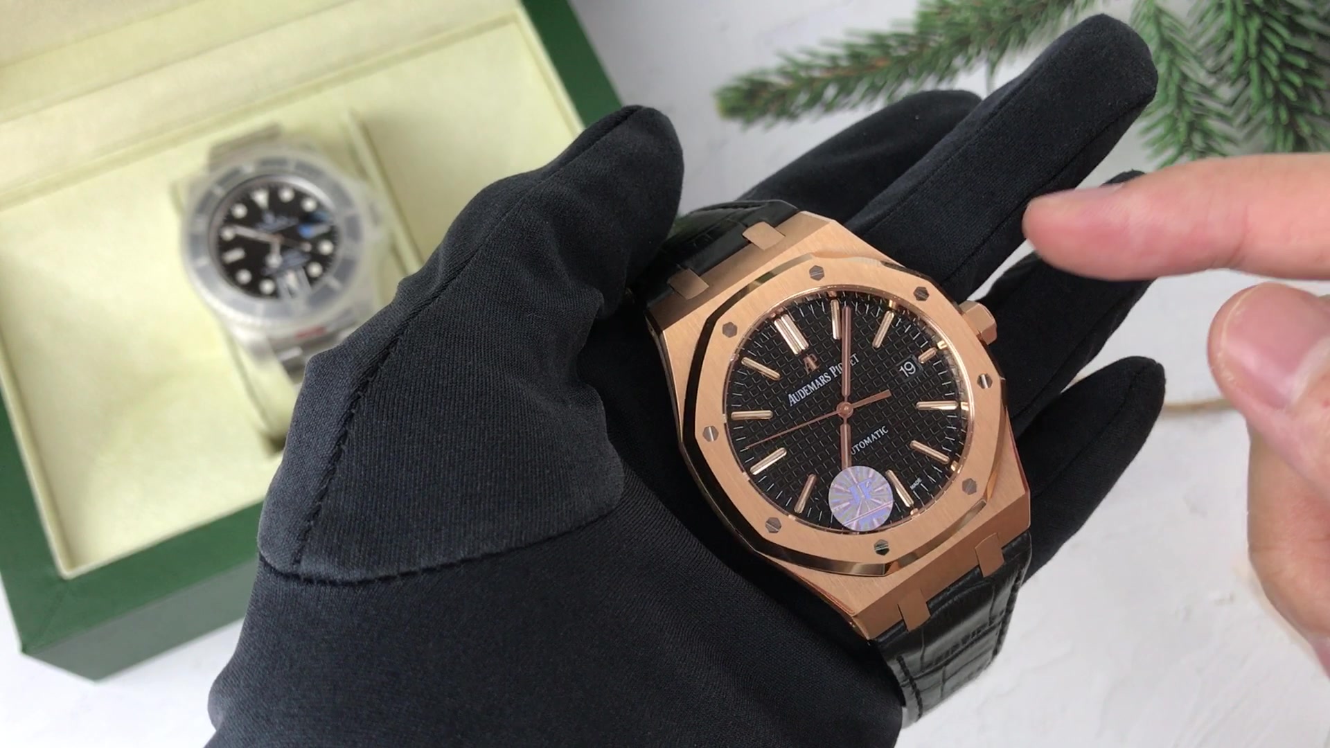 爱彼皇家橡树15400玫瑰金正确版白菜嫁