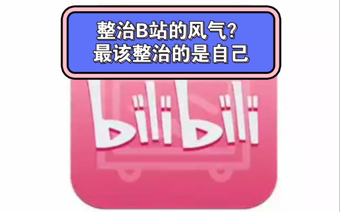 如何整治B站的风气(其实要从内部开始)哔哩哔哩bilibili