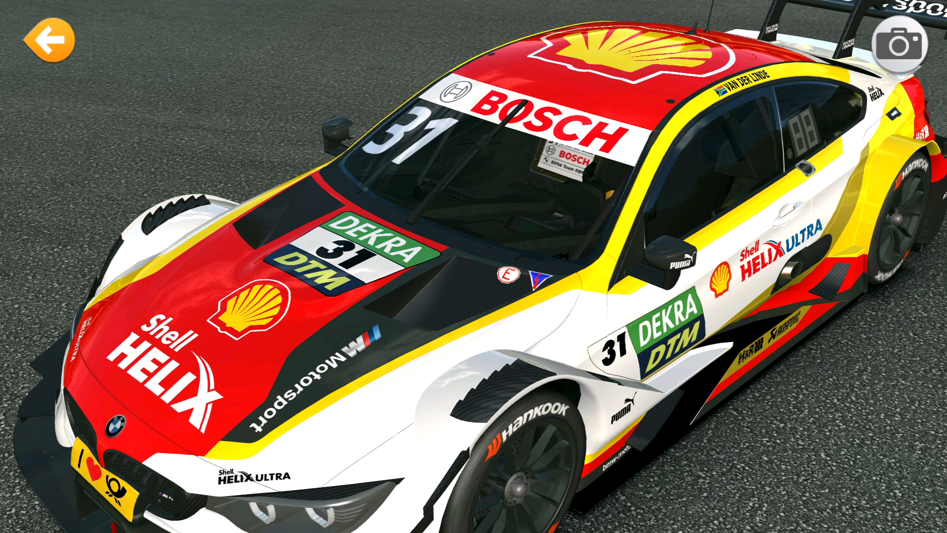 [真实赛车3]宝马m4-dtm 2020赛季涂装