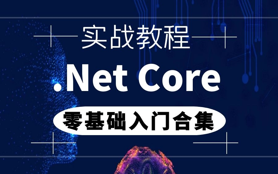 【持续更新】.NET Core零基础入门实战合集|适合初学者的全套完整版教程(C#/.NET CORE/源码/SqlServer/全栈)哔哩哔哩bilibili