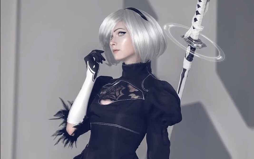 尼尔机械纪元2b小姐姐cos拍摄过程