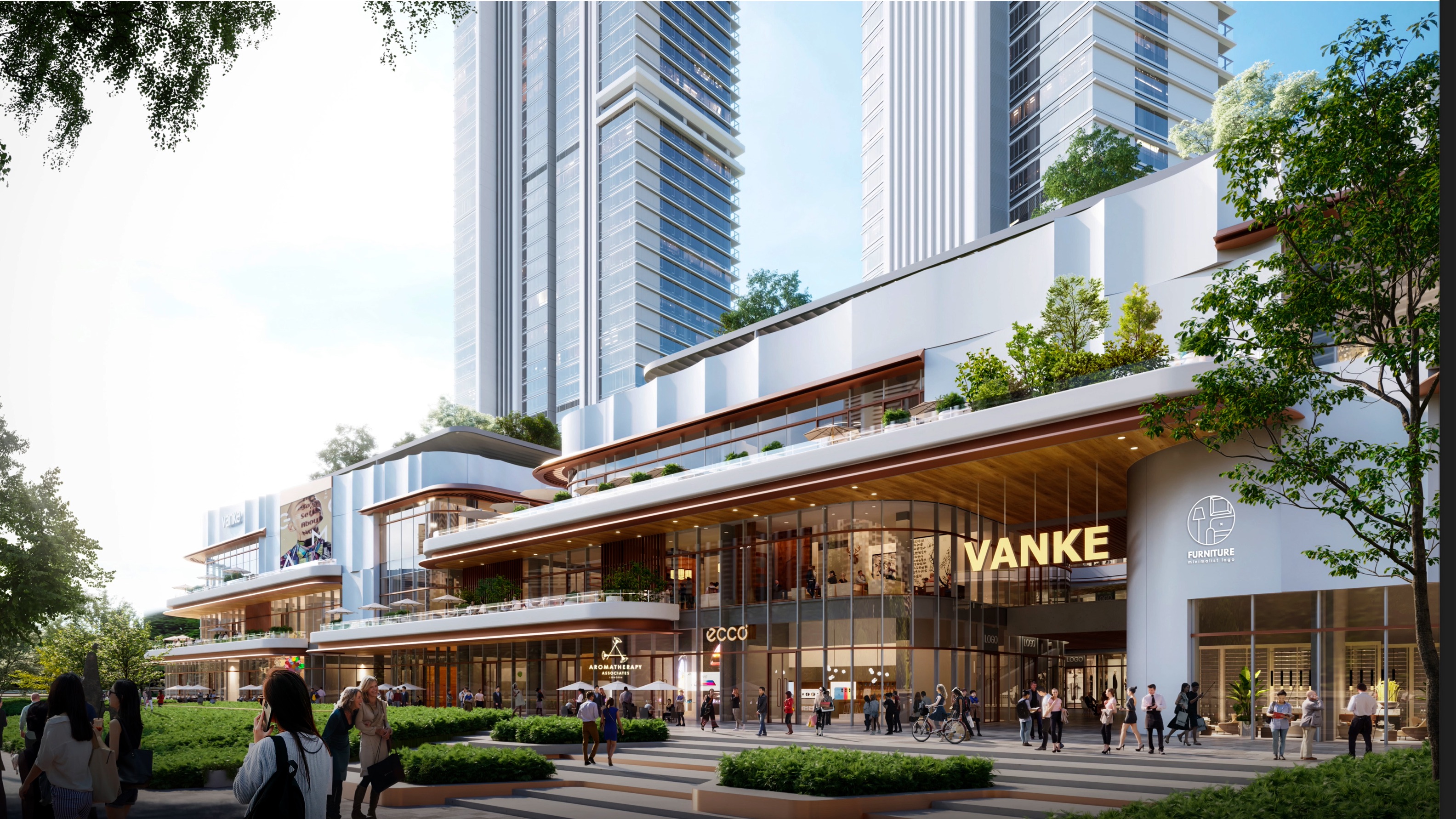 2024终身制永久更新设计资料 商业街区 东莞威斯顿商业建筑设计方案