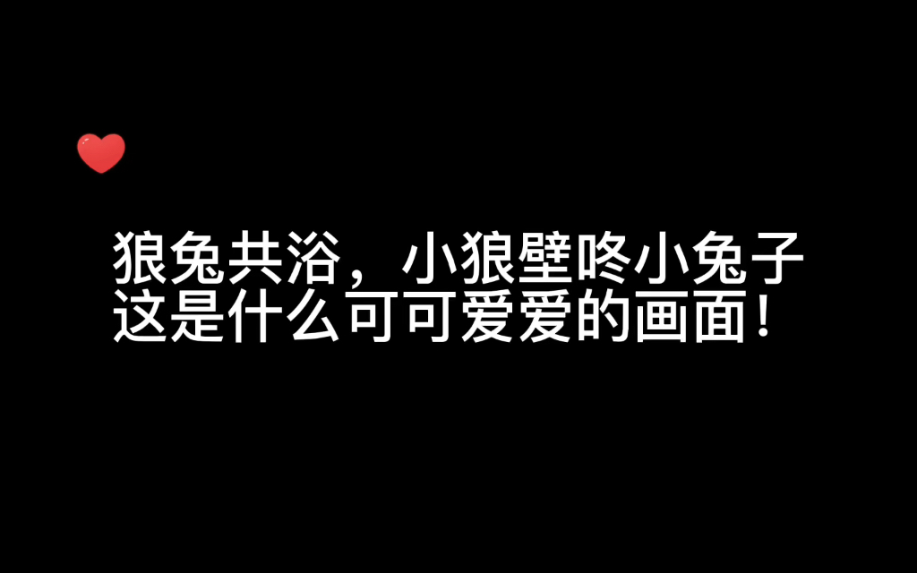 广播剧《逢狼时刻》小狼崽子壁咚小兔子也太可爱了叭哔哩哔哩bilibili