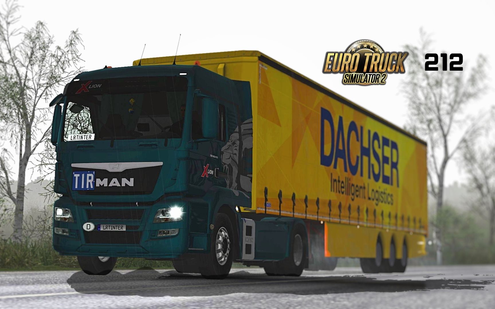 欧洲卡车模拟2翘臀接挂难上加难曼恩tgseuro6eurotrucksimulator2