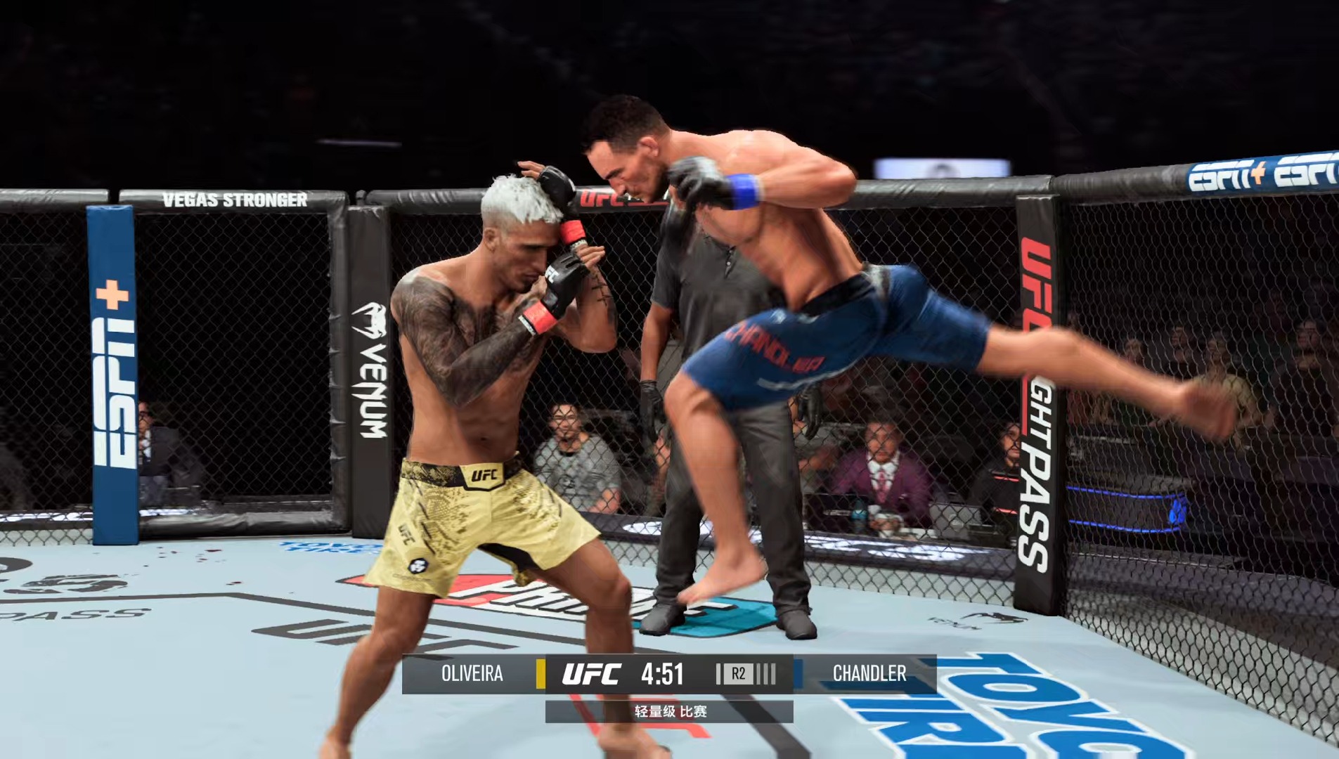 ufc309 "布朗克斯之子"查尔斯奥利维拉 vs "玄铁"迈克尔钱德勒
