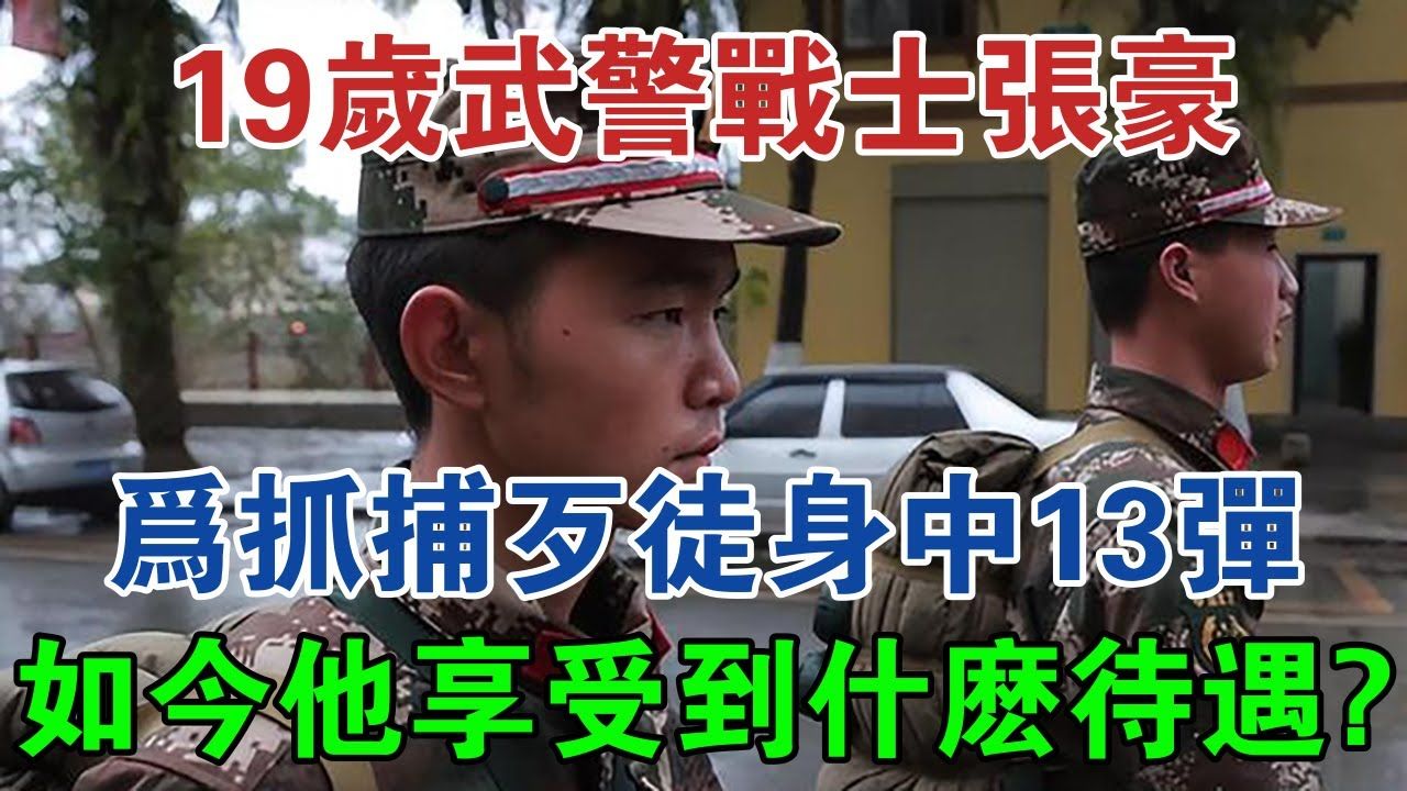 19岁武警战士张豪,为抓捕歹徒身中13弹,如今他享受到什么待遇?#大案纪实#刑事案件#案件解说哔哩哔哩bilibili