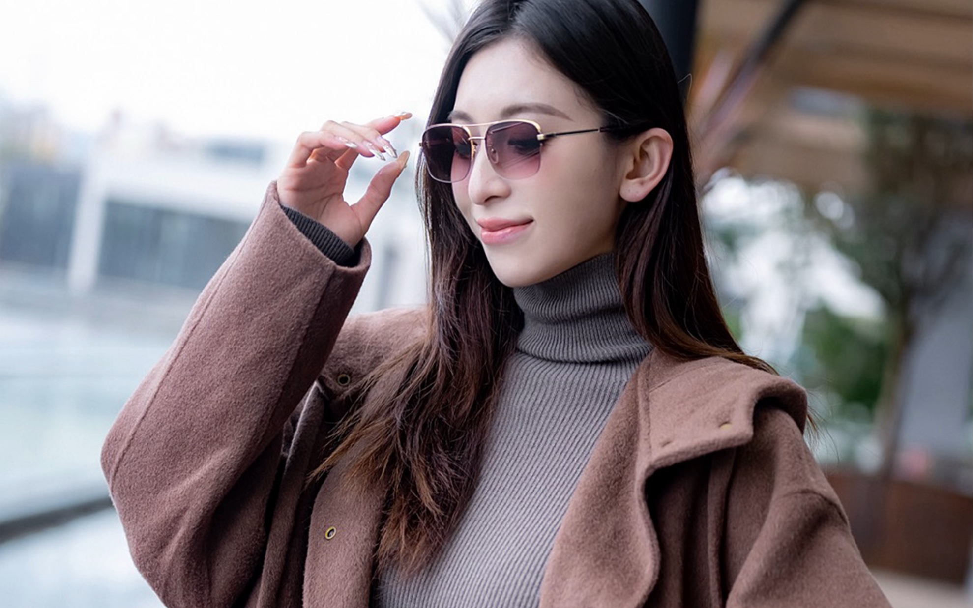 dmdl黛美多丽|一阵冷风吹起,步入羊绒大衣风格之旅!