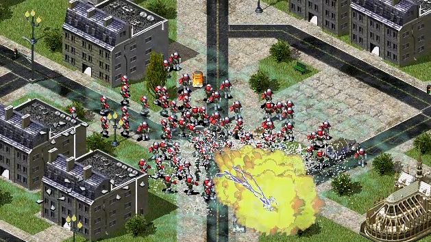 红警100个磁暴步兵能否通关灯火之城?