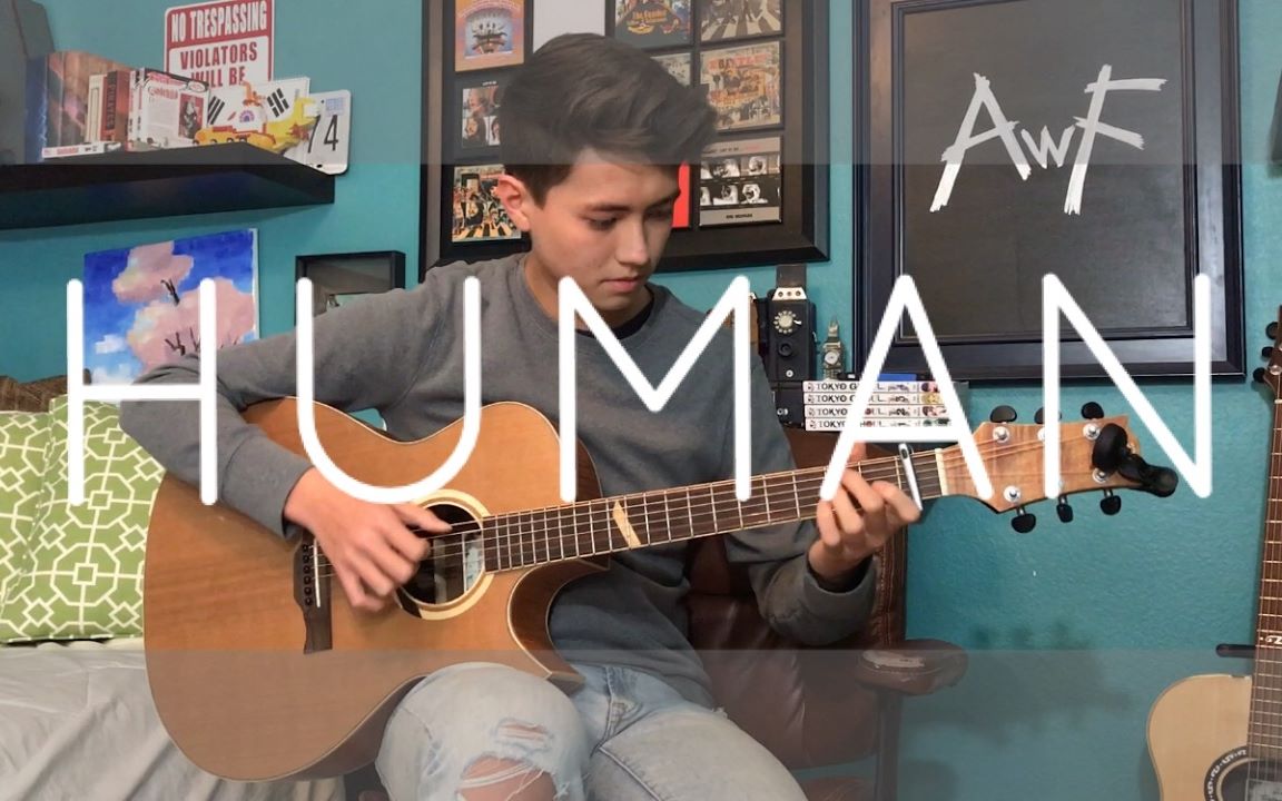 [图]【指弹吉他】Rag`n`Bone Man - Human - Cover (Fingerstyle Guitar) - Andrew Foy