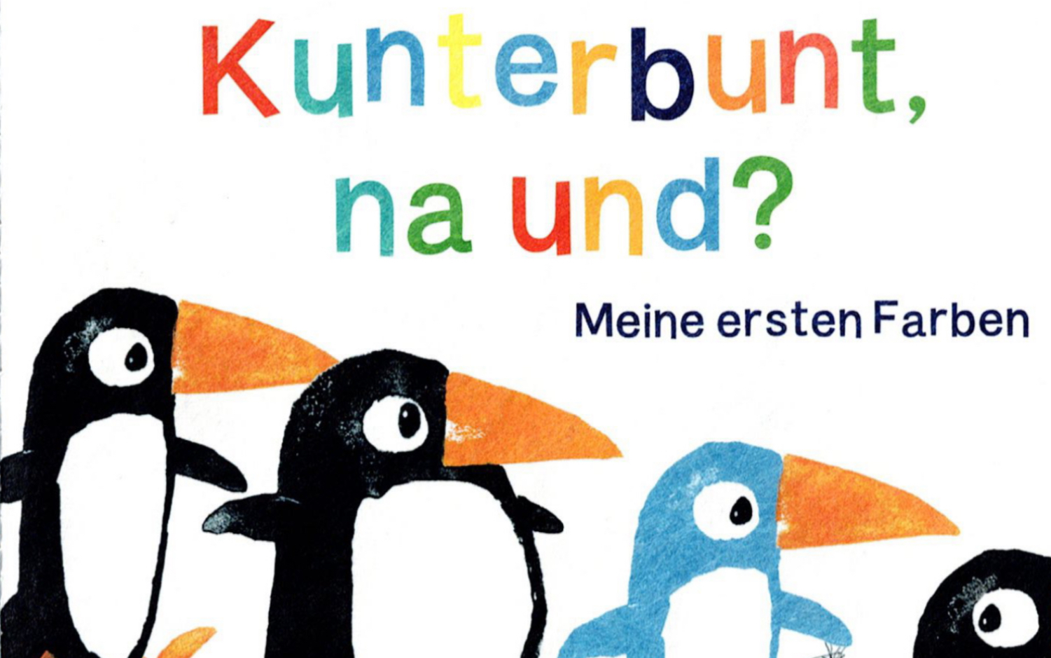 [图]儿童德语绘本Kunterbunt, na und? 我的第一本颜色书（德语版找不同）