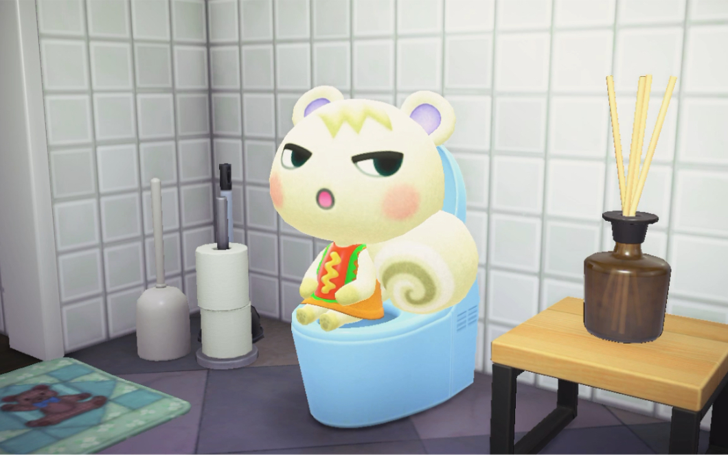 动森直播小润便便好像很舒服的亚子