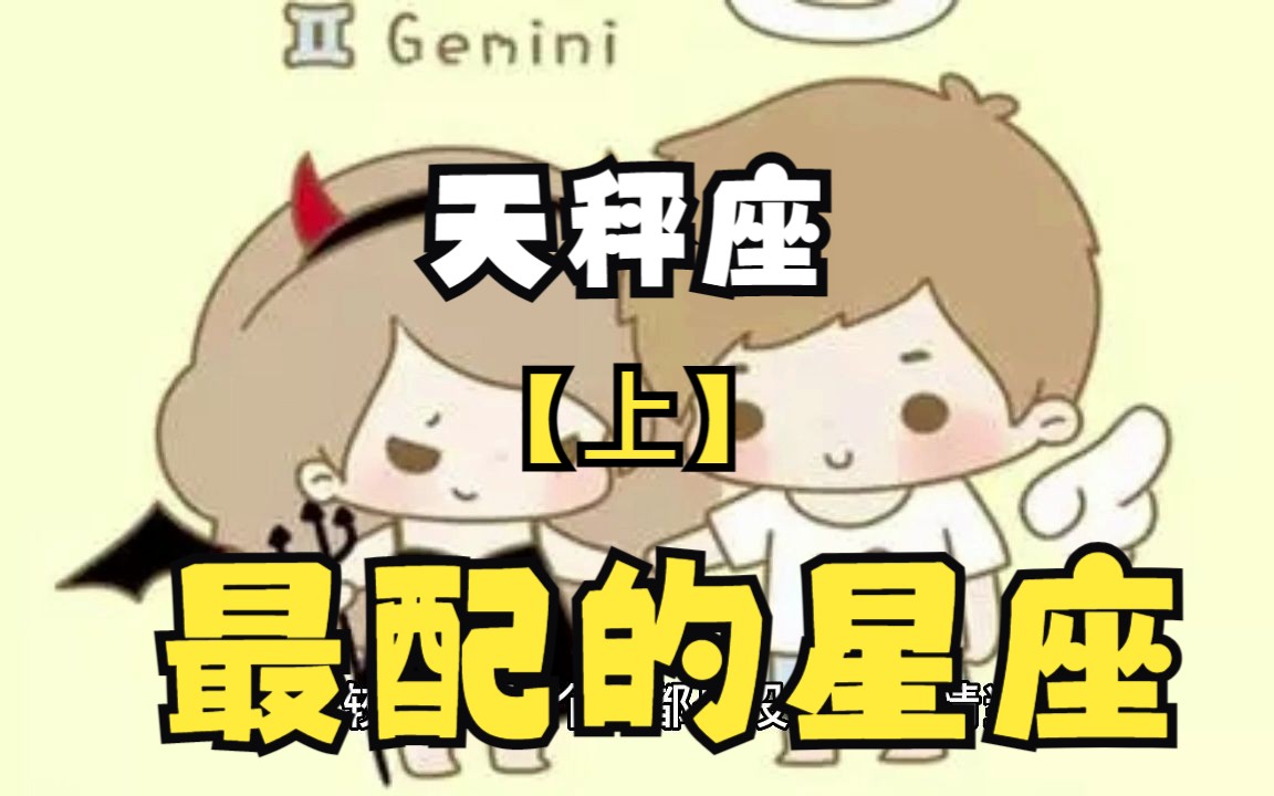 天秤座和哪个星座最配【上】哔哩哔哩bilibili