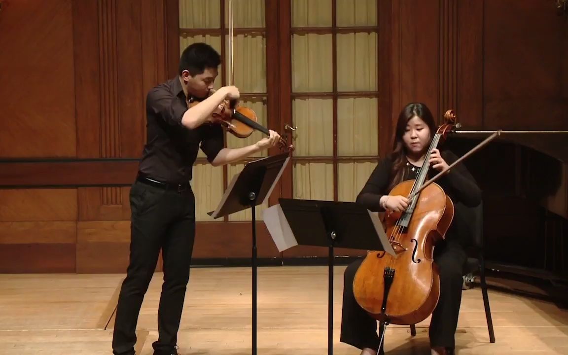 [图]Passacaglia in G minor (G小调帕萨卡利亚) 小提琴&大提琴 演奏现场LIVE