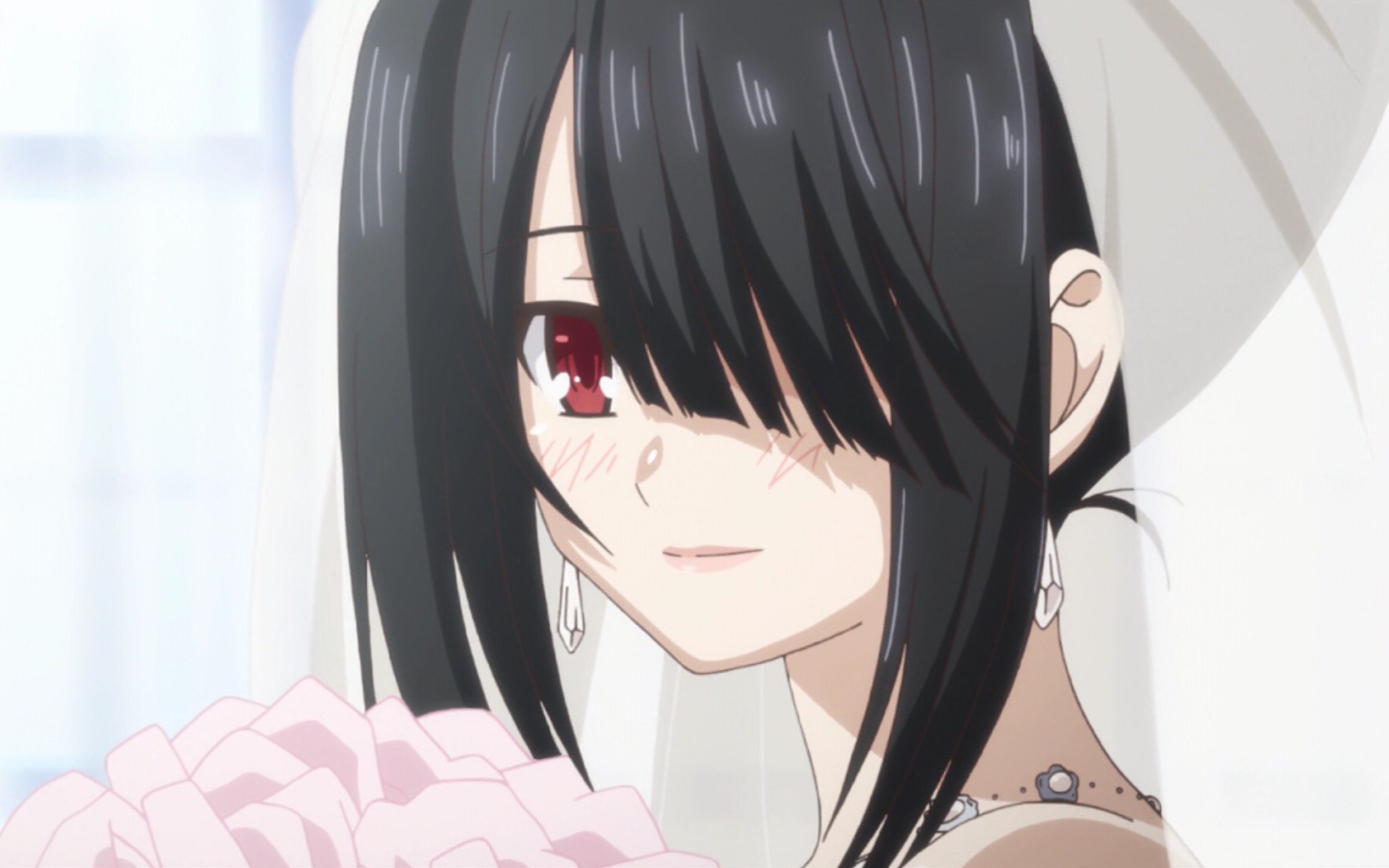 【约会大作战/时崎狂三/嫁衣】就算下很多年的雨我也不会忘记你.