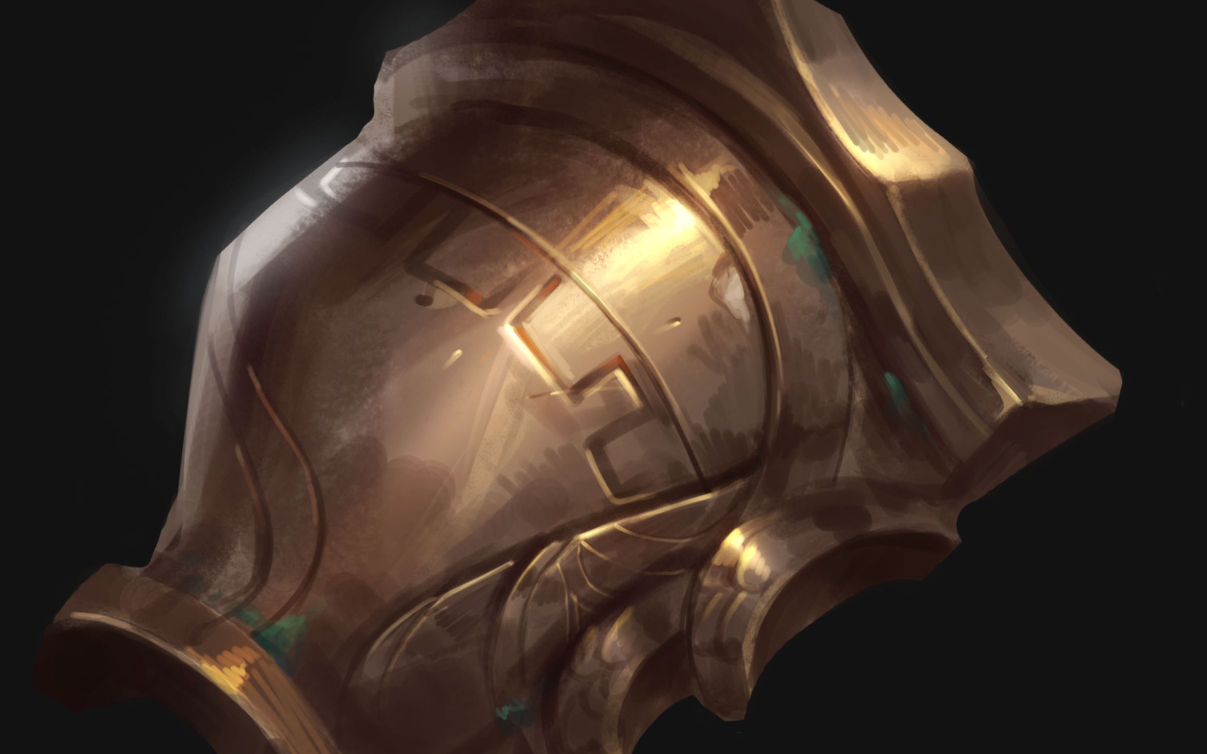 【板绘】板绘小白都看得懂的【ps】厚涂金属材质刻画讲解.