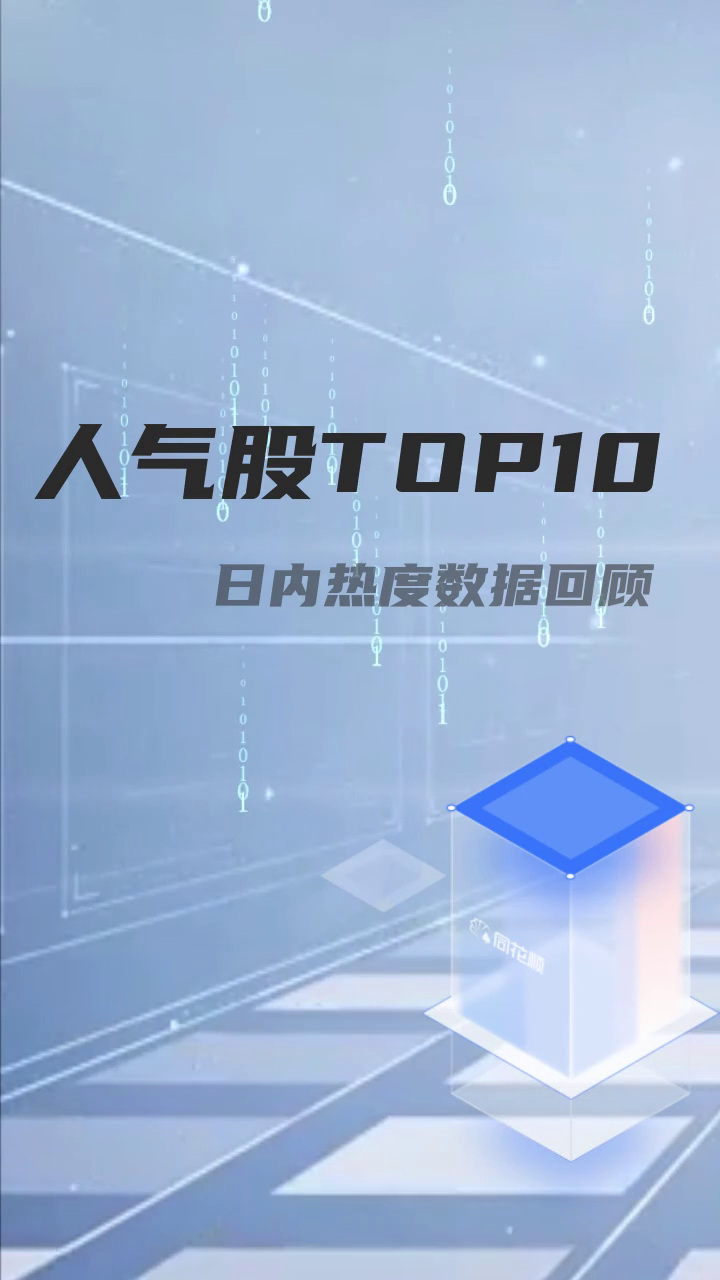 人气股TOP10日内热度数据回顾20230824哔哩哔哩bilibili