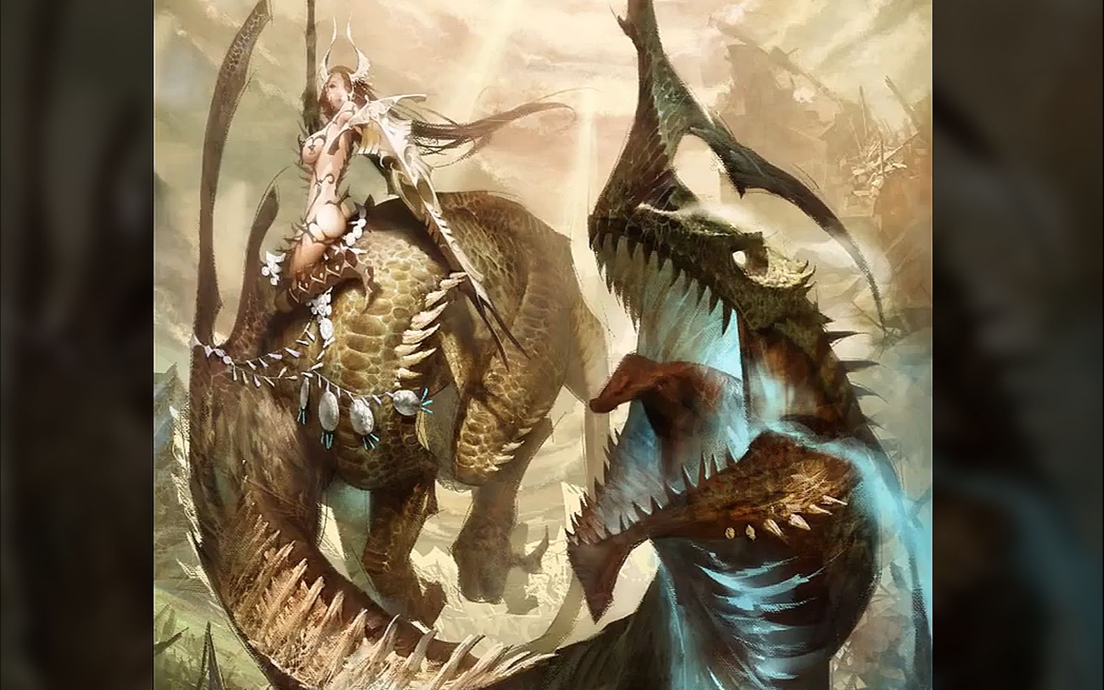 女龙骑士 by evan lee