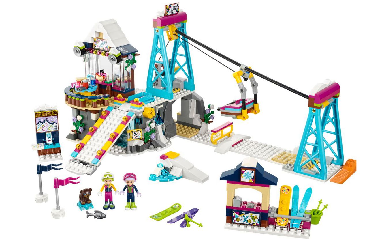 乐高 lego 41324 好朋友 滑雪度假村升降缆车 2017速拼评测