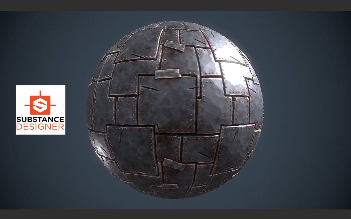 Substance Designer2019制作金属板材料哔哩哔哩bilibili