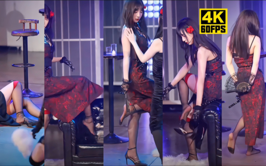 「4k直拍」snh48 朱涵佳性感黑丝掉鞋跳「渊」focus哔哩哔哩bilibili