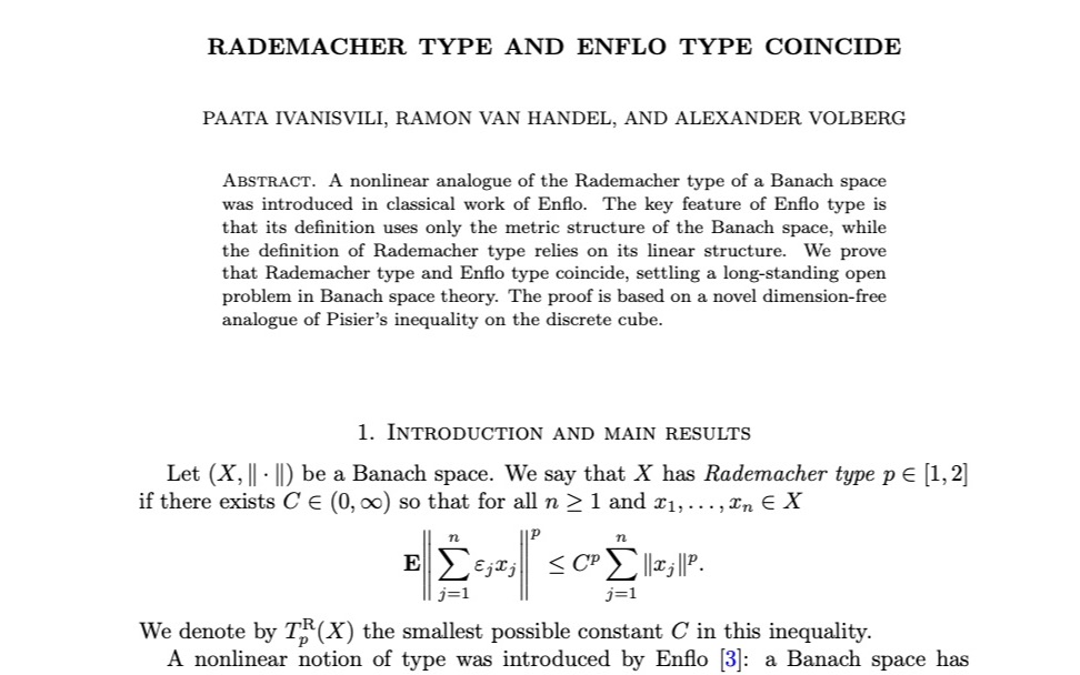 [图]Rademacher type and Enflo type coincide