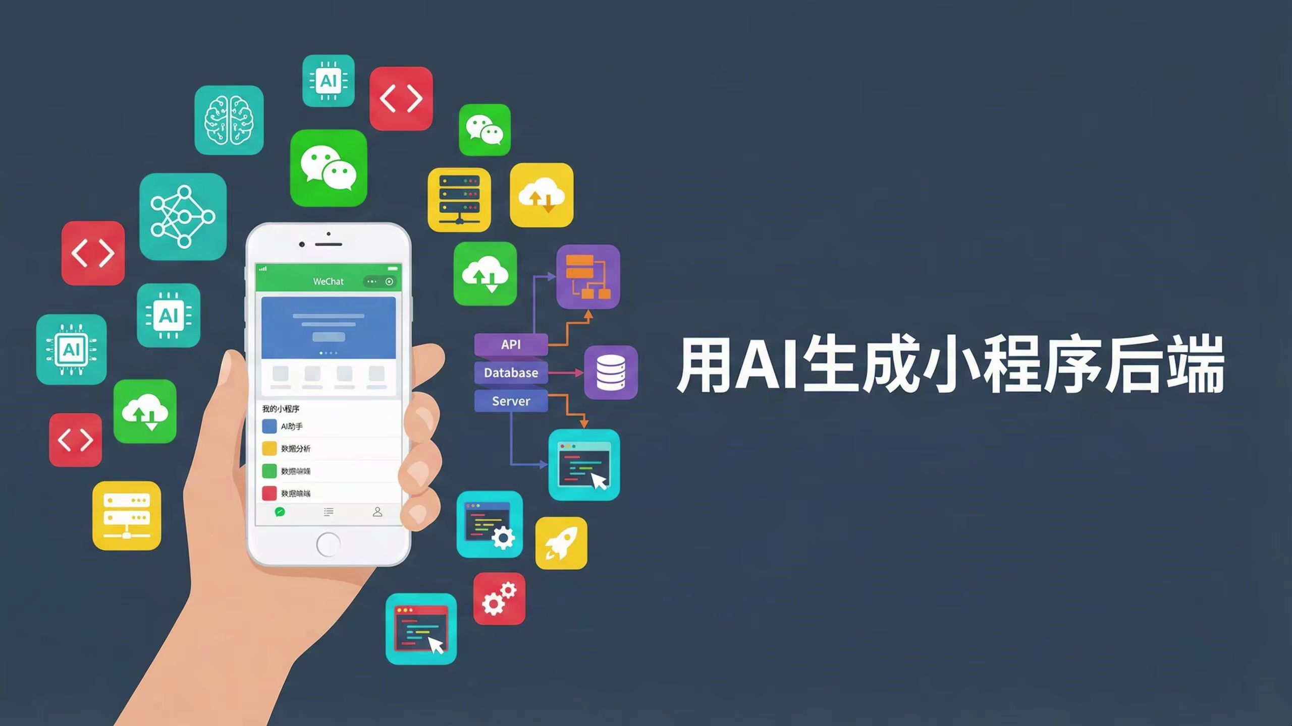 AI生成小程序后端并部署