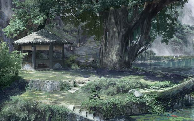 [图]【魔道祖师】动画版，云深不知处最全场景——藏书阁、课堂、冷泉等