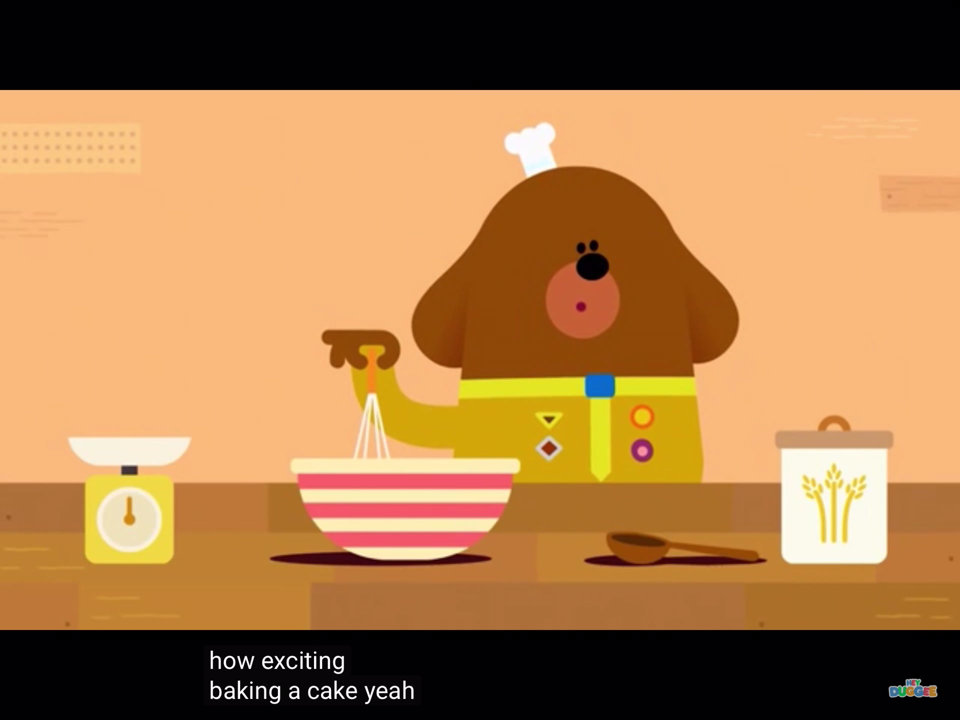 [图](英语动画）hey Duggee 英语字幕 cake badge