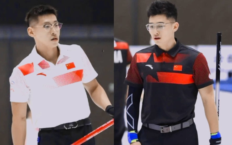 是的我开始喜欢看打冰壶了被凌智狠狠帅到没想到还有个许静韬国家队