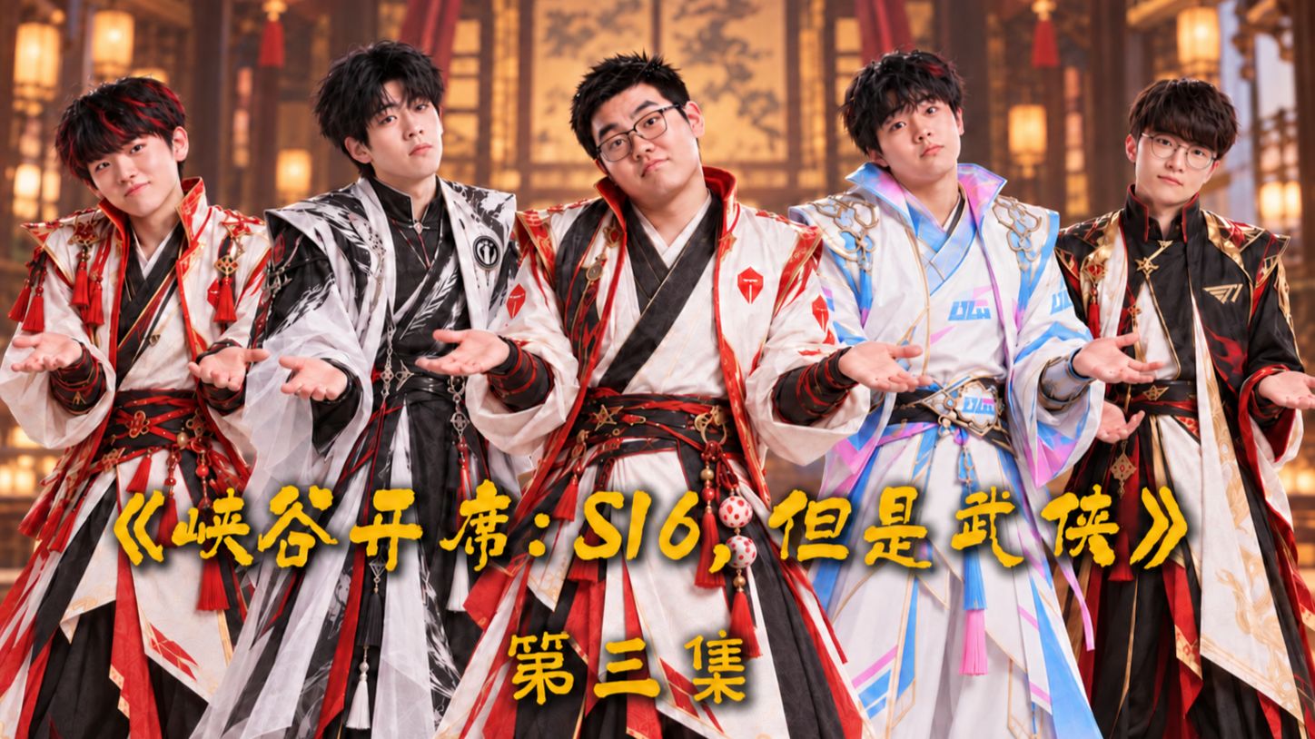 《峡谷开席：S16，但是武侠》第三集：LPL惊天0—4，陀螺开转，369连夜逃回去学封烟，瓦学弟饶命啊！