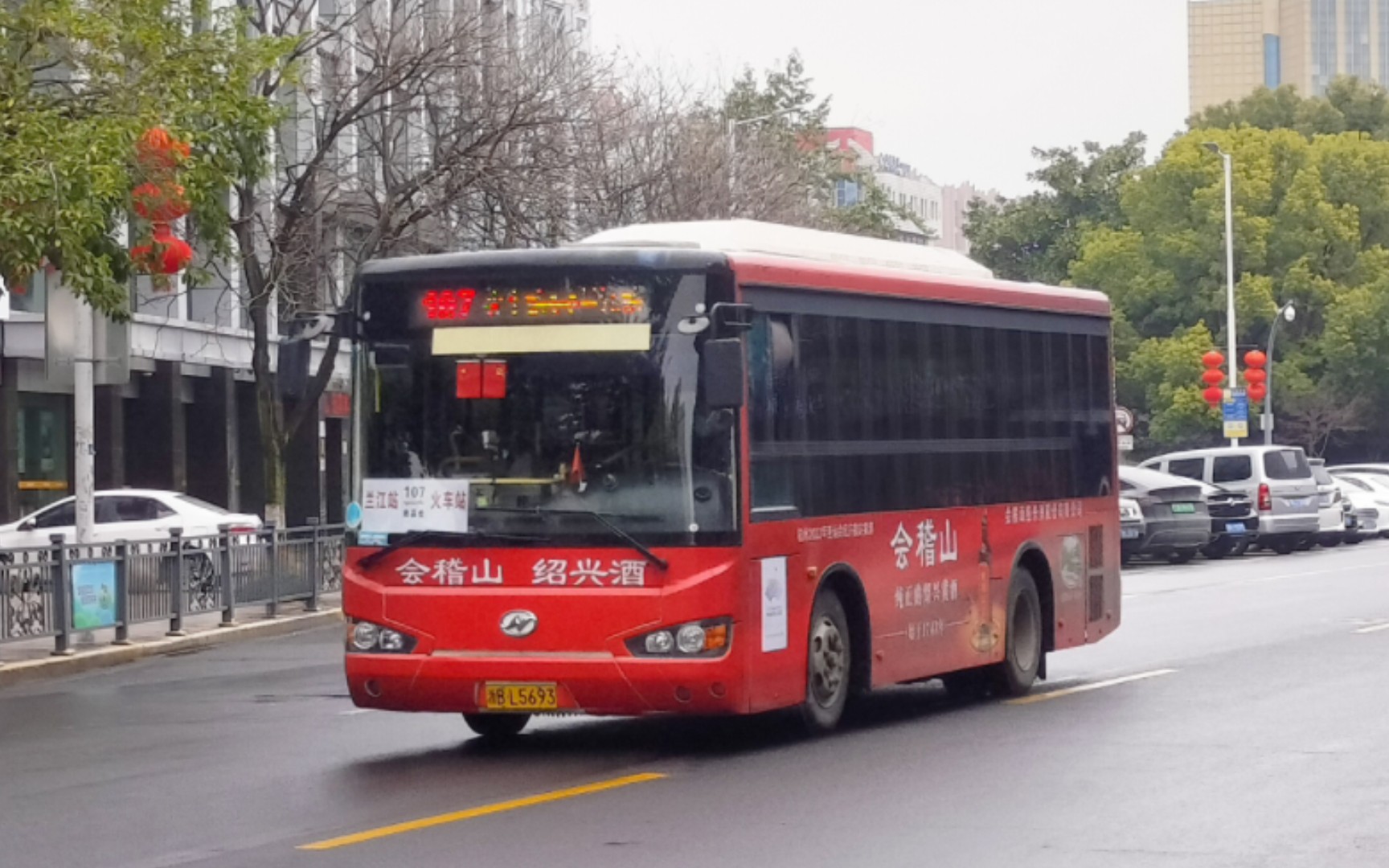 余姚公交107路(火车站—兰江站)全程展望