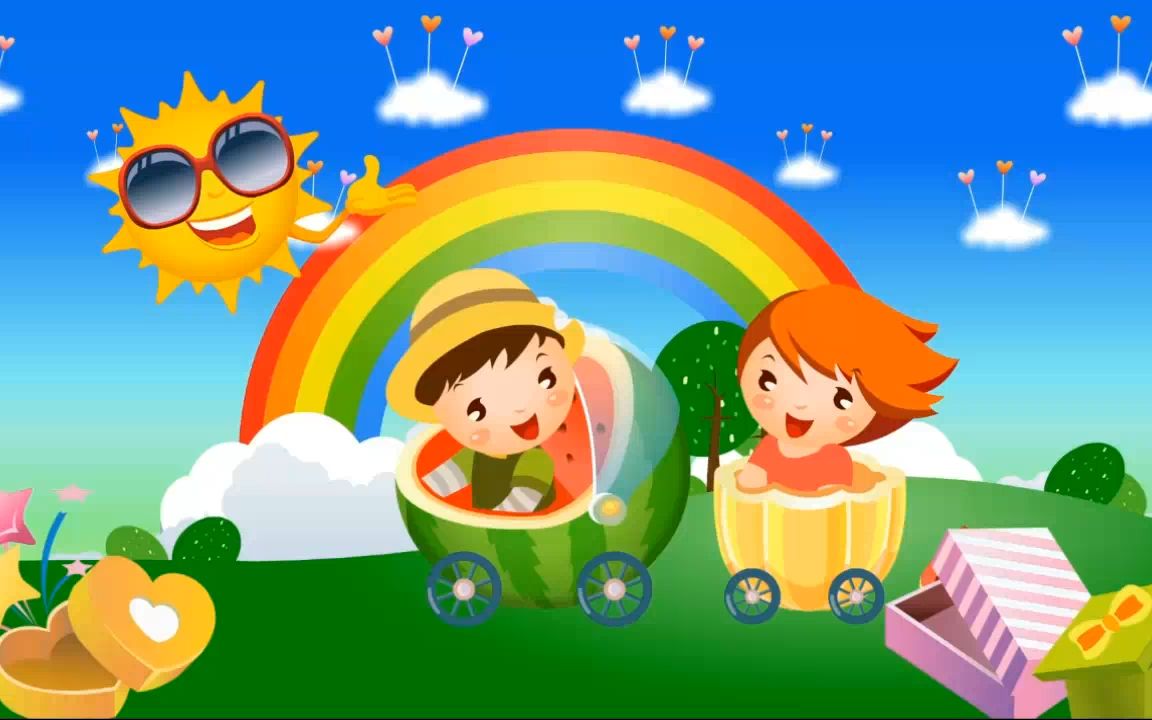 爱跳舞的小怪兽表演背景视频 可爱 卡通背景视频 爱跳舞的小怪兽led