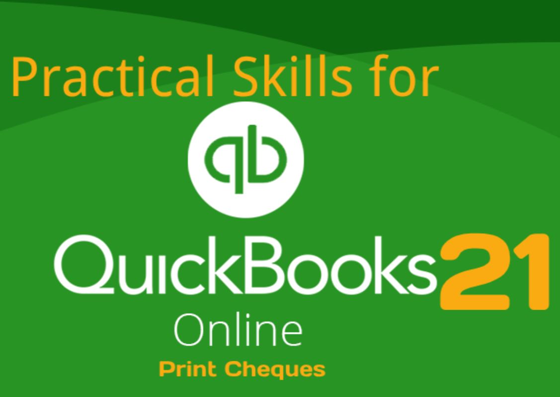 QuickBooks Online 21  Print Cheques哔哩哔哩bilibili