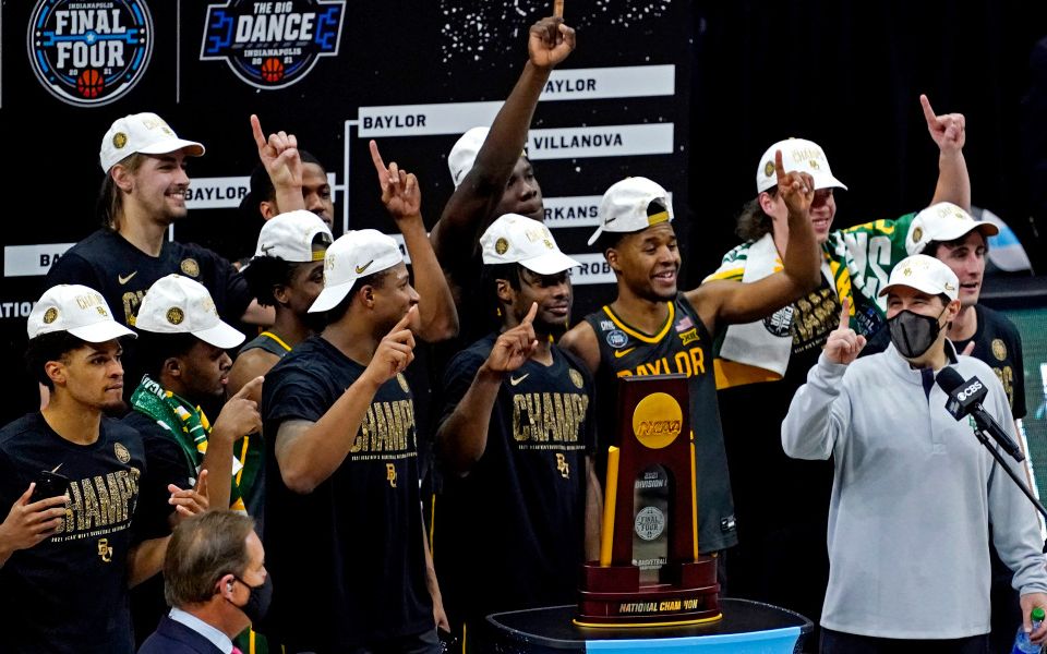 贝勒大学夺得NCAA冠军图片
