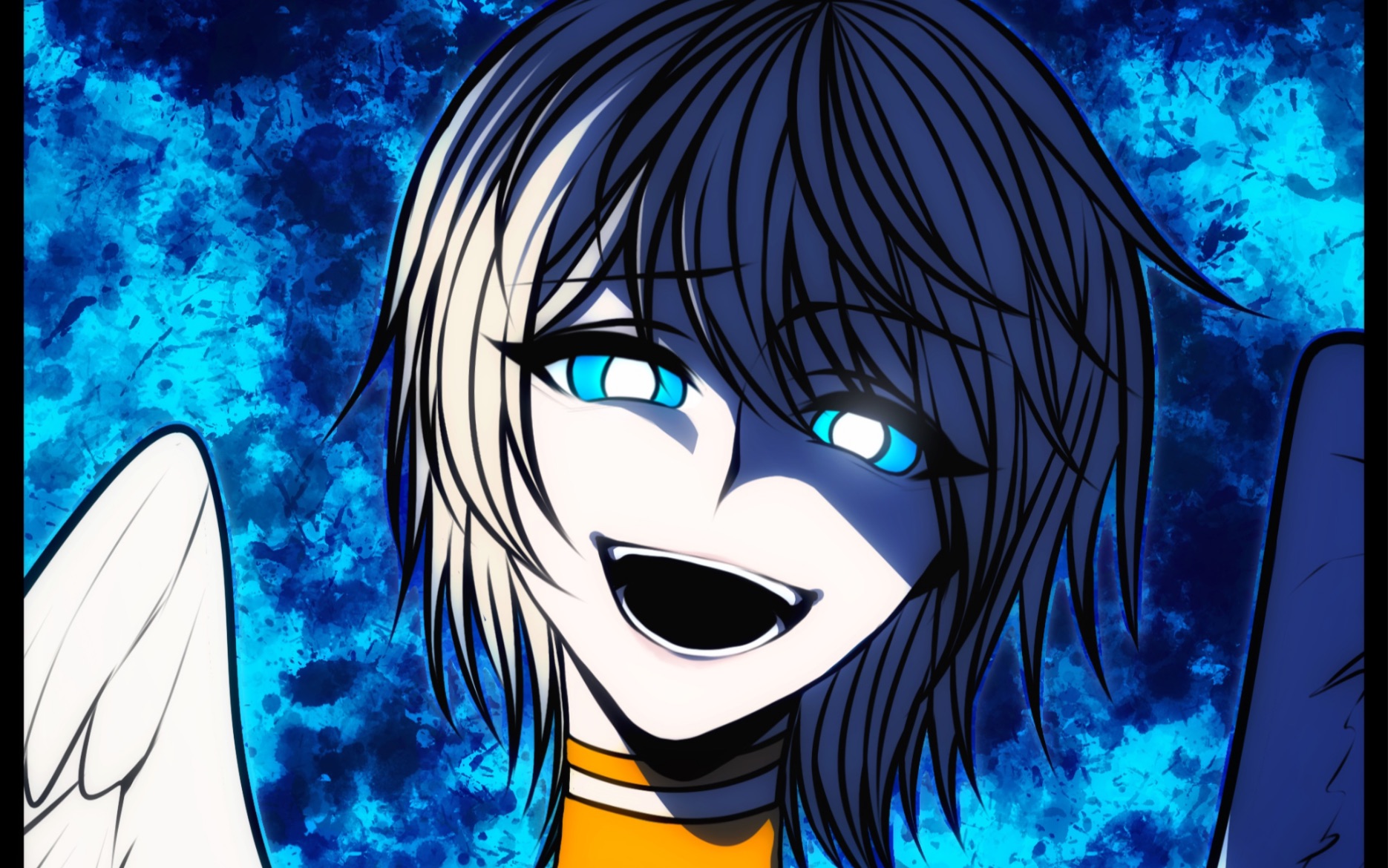 [procreate/oc]主角,好人,但反派笑