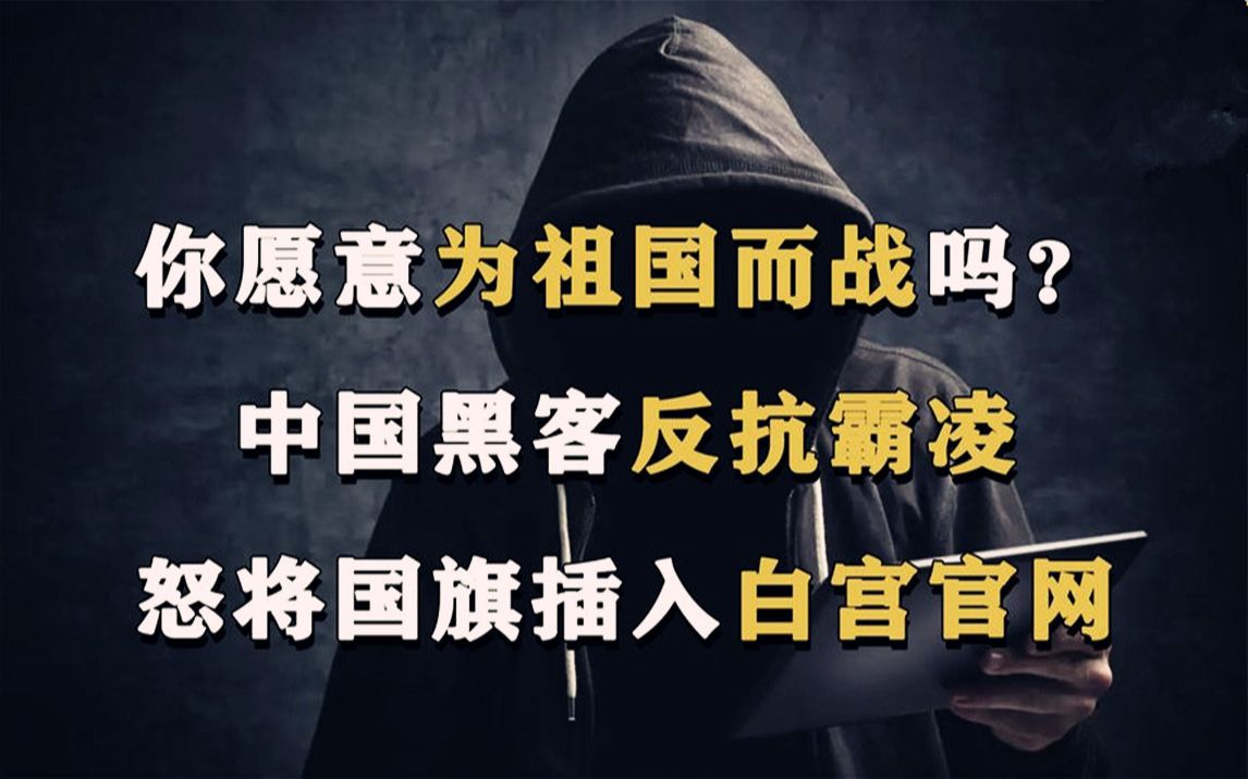 把国旗插到白宫官网首页,中国黑客反抗美国霸凌,为民族尊严而战哔哩哔哩bilibili