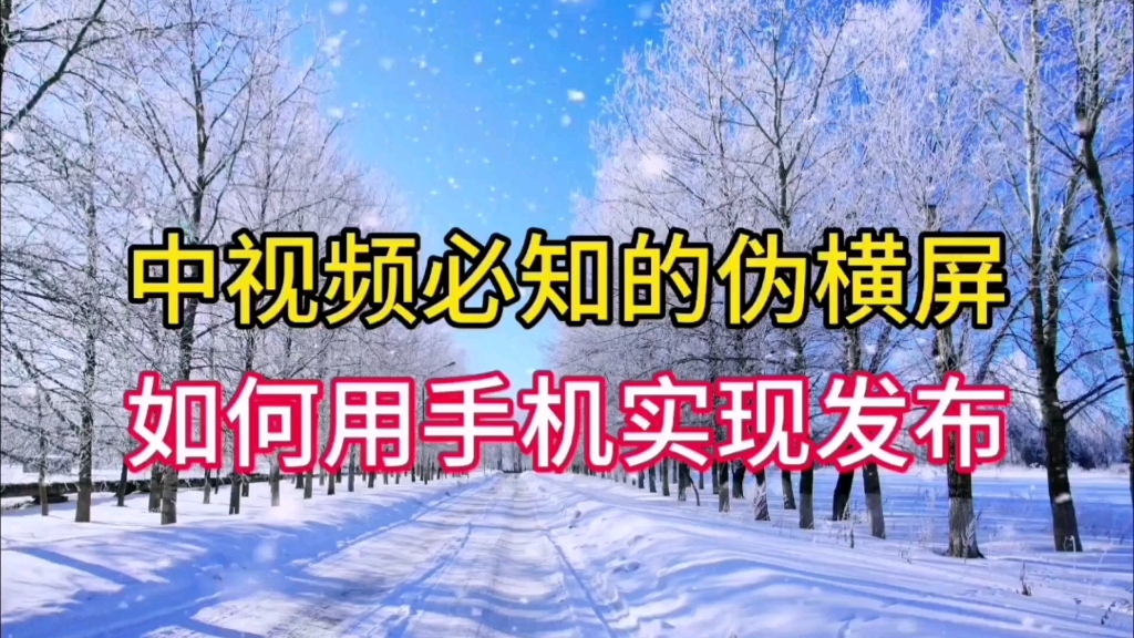 中视频必知的伪横屏如何用手机实现发布,让抖音主页更整齐美观#手机技巧分享 #自媒体干货 #视频教程 #自媒体创业哔哩哔哩bilibili