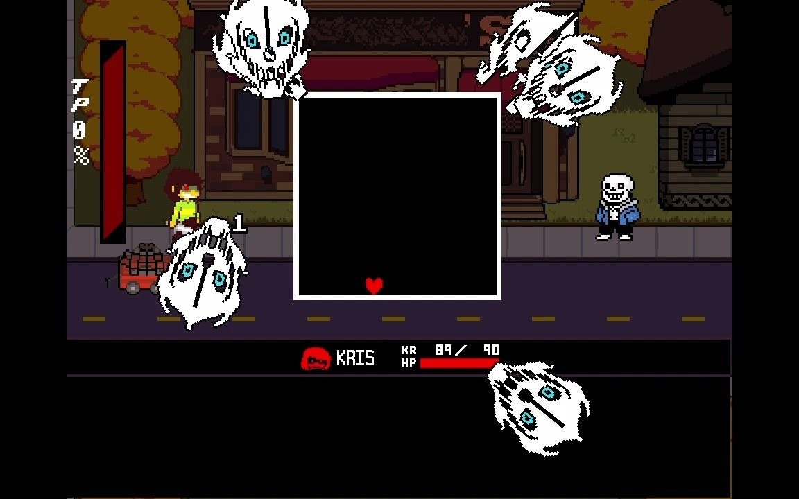 【deltarune】dr sans战通关!