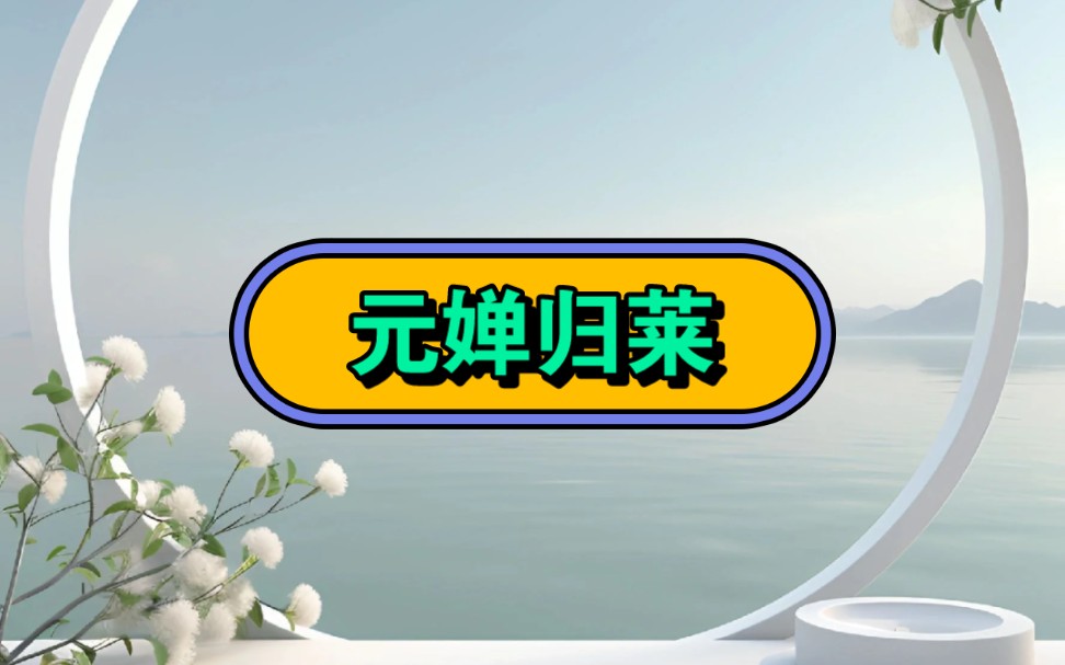 《元婵归莱》☞知☞乎☞后☞续☞#小说推文#网络小说#高质量小说#女生爱看的小说哔哩哔哩bilibili